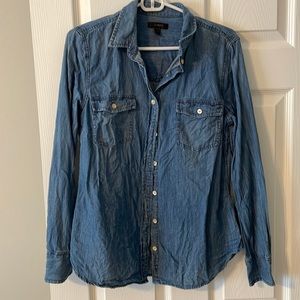 J Crew denim shirt - size 6